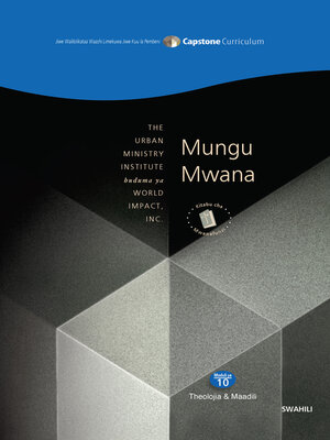 cover image of Mungu Mwana, Kitabu cha Mwanafunzi